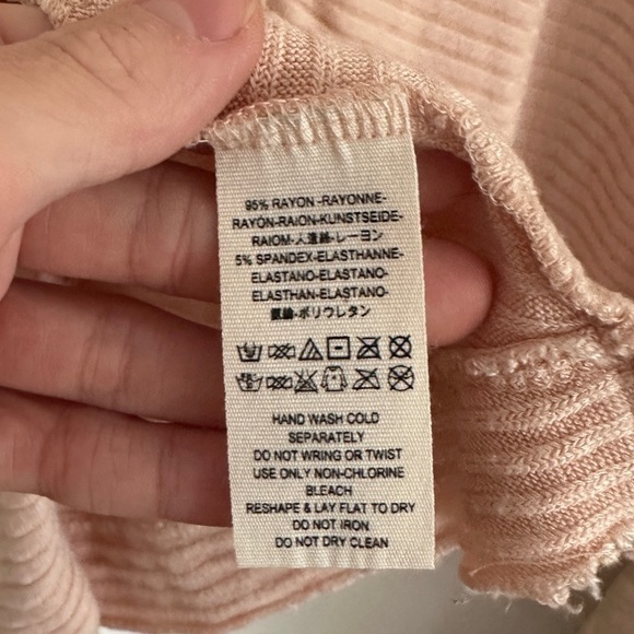 Free People Lovers Rib Split Back Pullover Top - Picture 5 of 6